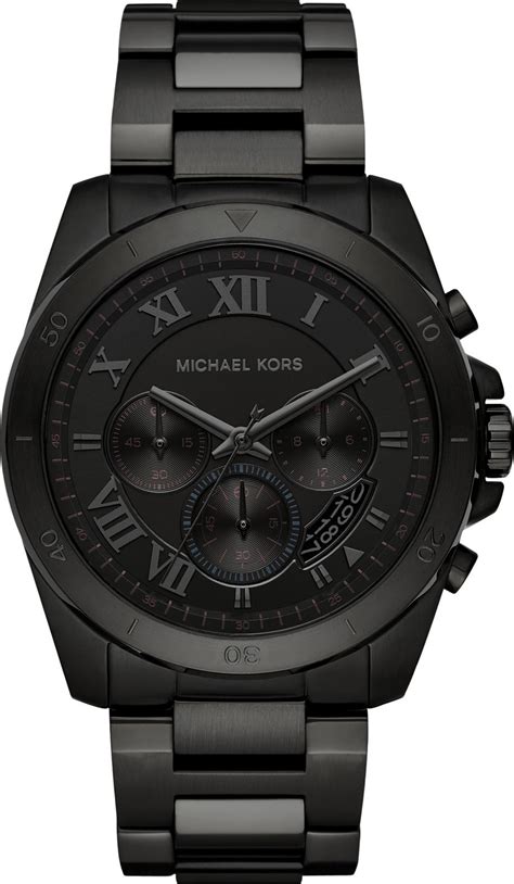 michael kors mk284m|michael kors black chronograph watch.